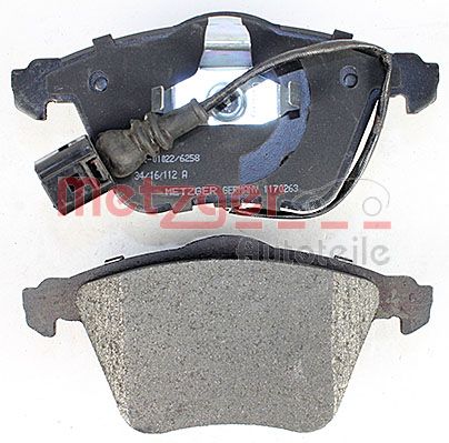 METZGER 1170263 Bremsbelagsatz, Scheibenbremse